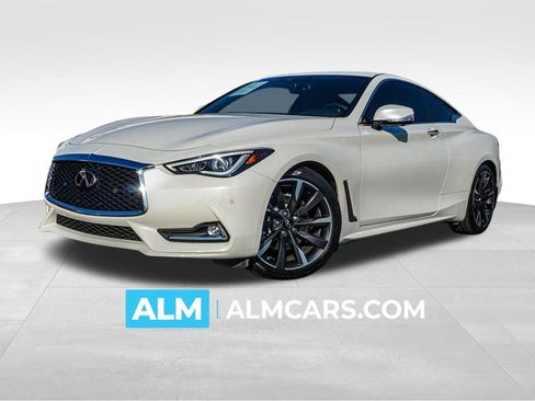 Used 2022 INFINITI Q60 3.0t Luxe w/ Essential Package RWD image 1