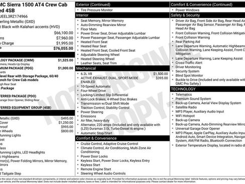 Used 2024 GMC Sierra 1500 AT4 w/ Technology Package AWD/4WD image 7