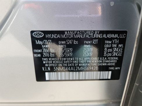 Used 2021 Hyundai Santa Fe Limited w/ Cargo Package image 35