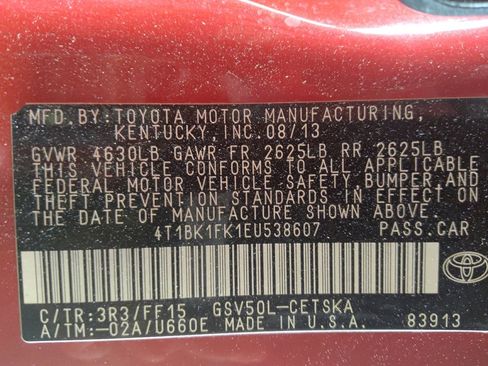 Used 2014 Toyota Camry SE image 33