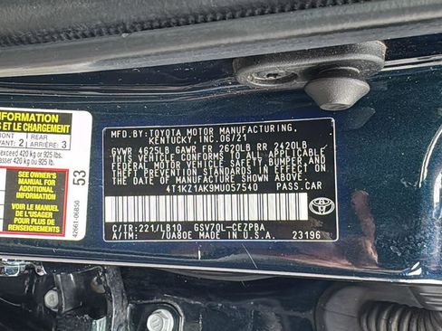 Used 2021 Toyota Camry XSE w/ Navigation Package image 24