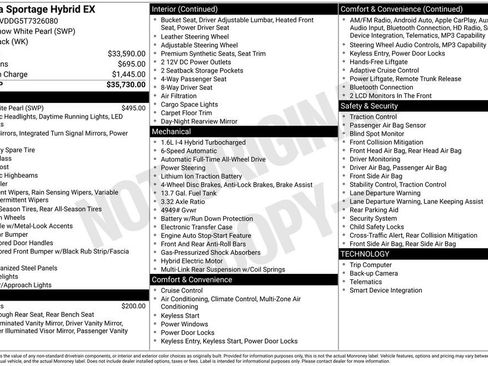 New 2026 Kia Sportage EX image 2