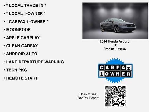 Used 2024 Honda Accord EX image 6