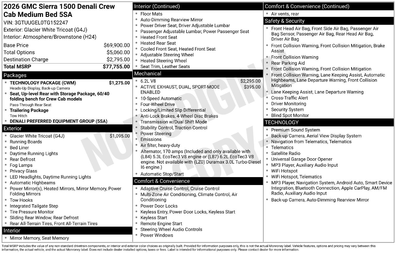 Used 2026 GMC Sierra 1500 Denali w/ Technology Package AWD/4WD image 16