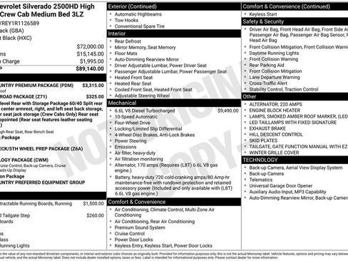 Used 2024 Chevrolet Silverado 2500 High Country w/ High Country Premium Package AWD/4WD image 6
