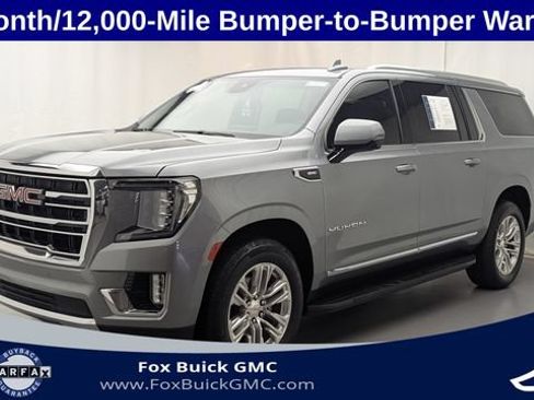 Certified 2023 GMC Yukon XL SLT w/ SLT Premium Package AWD/4WD image 1