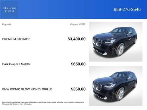 Used 2025 BMW X3 xDrive30i w/ Premium Package AWD/4WD image 4