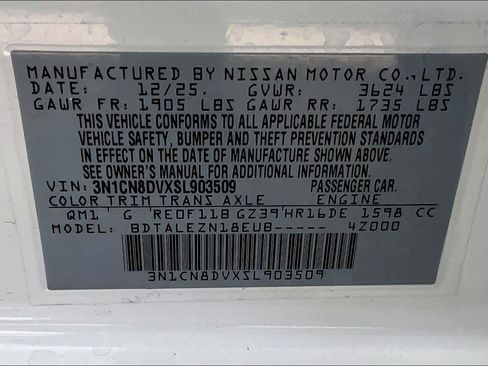 New 2025 Nissan Versa S image 14