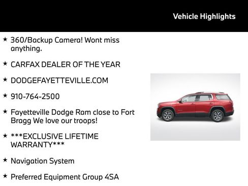 Used 2023 GMC Acadia SLT image 5