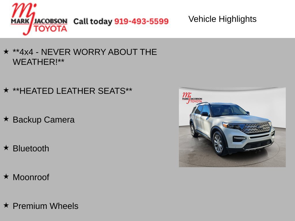 Used 2021 Ford Explorer Limited w/ Class III Trailer Tow Package AWD/4WD image 6