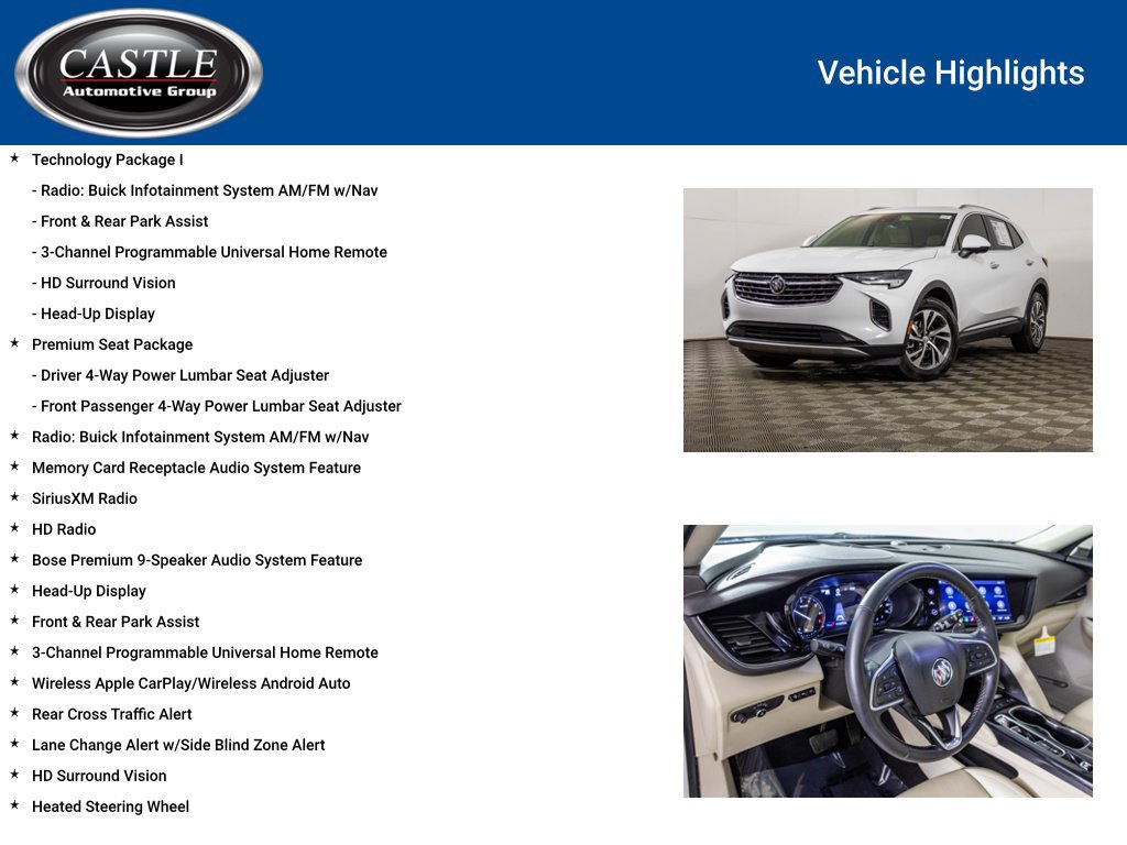 Used 2022 Buick Envision Essence w/ Technology Package I FWD image 8