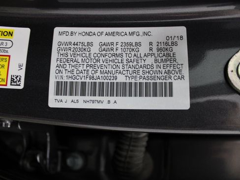 Used 2018 Honda Accord Touring image 45