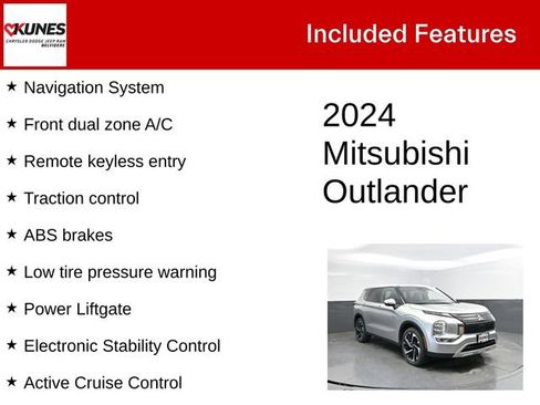 Used 2024 Mitsubishi Outlander 4WD Plug-In Hybrid image 3