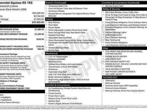 Used 2023 Chevrolet Equinox RS w/ RS Leather Package AWD/4WD image 6