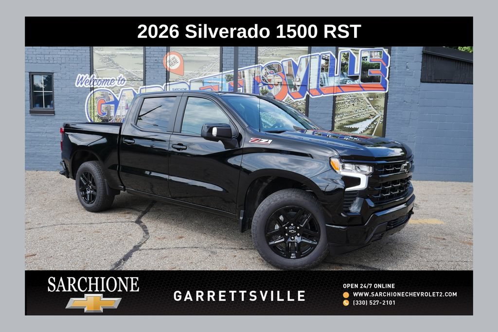 New 2026 Chevrolet Silverado 1500 RST w/ RST All Star Premium Package AWD/4WD image 1