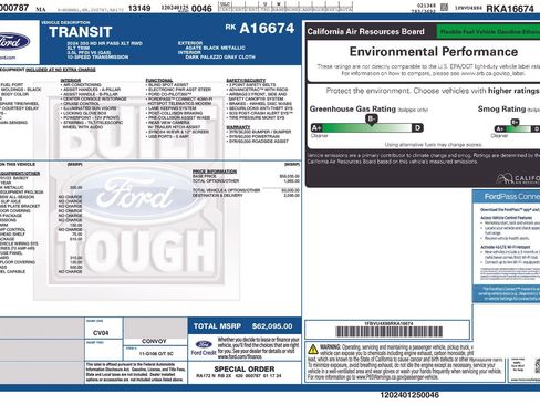 New 2024 Ford Transit 350 XLT w/ Upfitter Package image 2