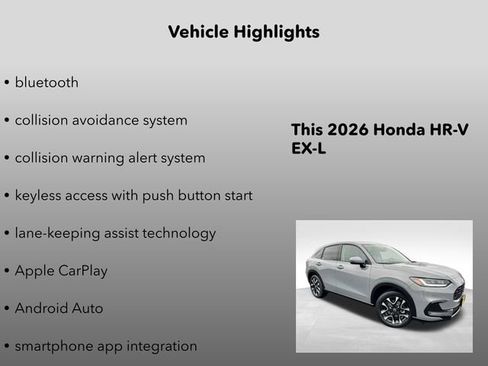 New 2026 Honda HR-V EX-L image 10