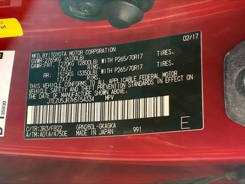 Used 2017 Toyota 4Runner SR5 Premium image 31