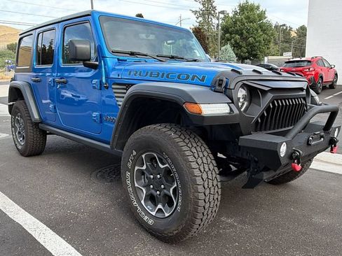 Used 2021 Jeep Wrangler Unlimited Rubicon 4xe AWD/4WD image 1