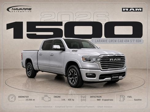Used 2026 RAM 1500 Laramie AWD/4WD image 1