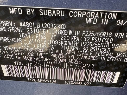 Used 2018 Subaru Forester 2.5i Touring w/ Popular Package #2 AWD/4WD image 18