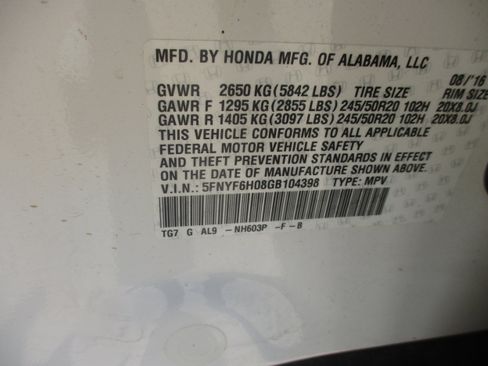 Used 2016 Honda Pilot Elite image 25