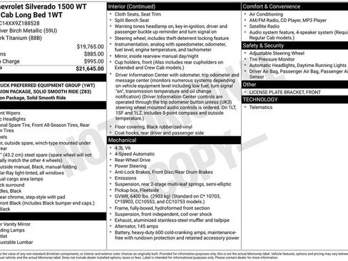 Used 2009 Chevrolet Silverado 1500 W/T RWD image 6