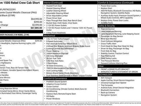 New 2026 RAM 1500 Rebel image 30