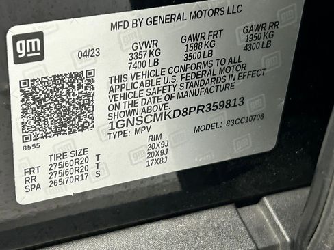 Used 2023 Chevrolet Tahoe LS w/ Driver Alert Package image 17