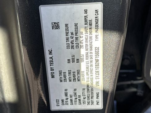 Used 2022 Tesla Model 3 Long Range image 27