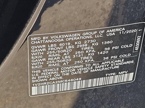 Used 2021 Volkswagen Atlas SE AWD/4WD image 29