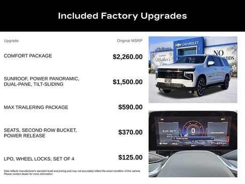 New 2026 Chevrolet Suburban RST w/ Comfort Package AWD/4WD image 12