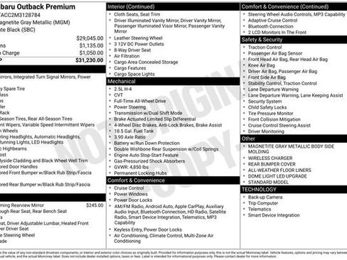 Used 2021 Subaru Outback Premium image 36