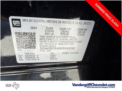 Certified 2024 Chevrolet Blazer LT w/ Convenience Package FWD image 31
