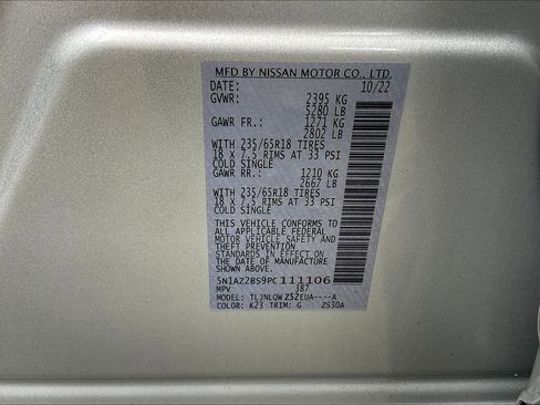 Used 2023 Nissan Murano SV image 36