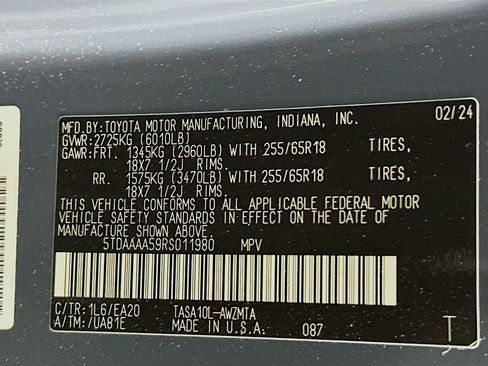Used 2024 Toyota Grand Highlander FWD image 12