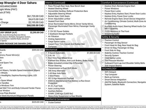 Used 2024 Jeep Wrangler Unlimited Sahara w/ Technology Group AWD/4WD image 13
