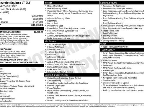 Used 2026 Chevrolet Equinox LT w/ Convenience Package II AWD/4WD image 28