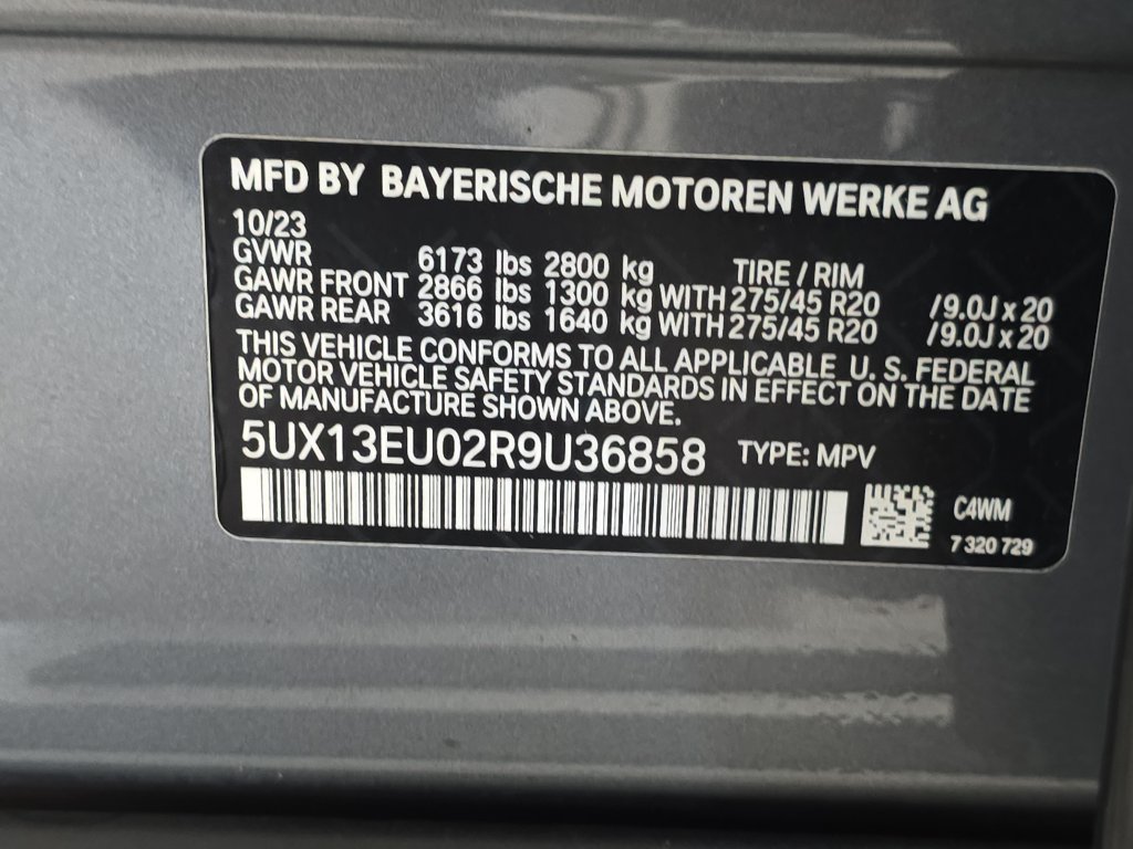 Certified 2024 BMW X5 sDrive40i w/ Premium Package RWD image 31