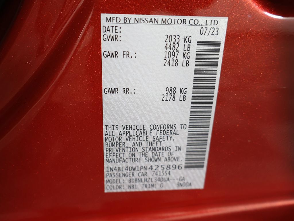 Used 2023 Nissan Altima 2.5 SV AWD/4WD image 45