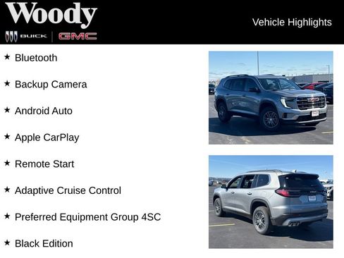 New 2026 GMC Acadia Elevation FWD image 3