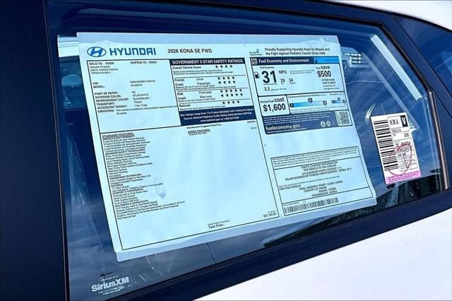 New 2026 Hyundai Kona SE FWD image 13