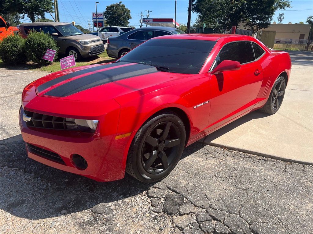 Used 2013 Chevrolet Camaro LS w/ Black Rally Stripe Package RWD image 1