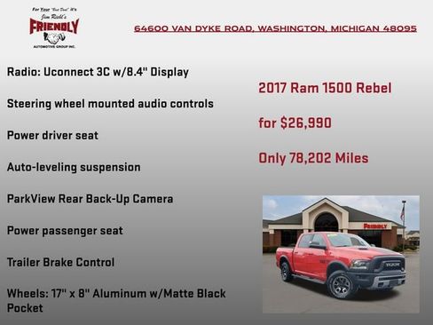 Used 2017 RAM 1500 Rebel w/ Luxury Group image 5
