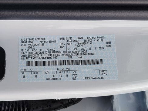 New 2025 Ford F150 Lariat w/ Equipment Group 502A High image 16