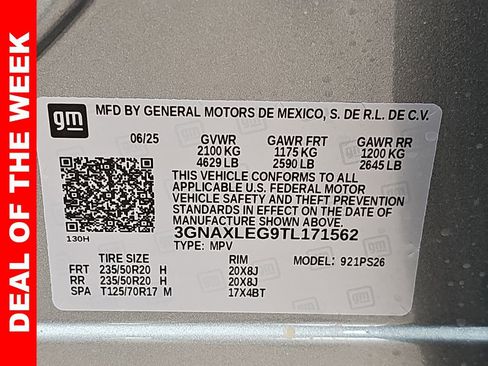 New 2026 Chevrolet Equinox RS image 43