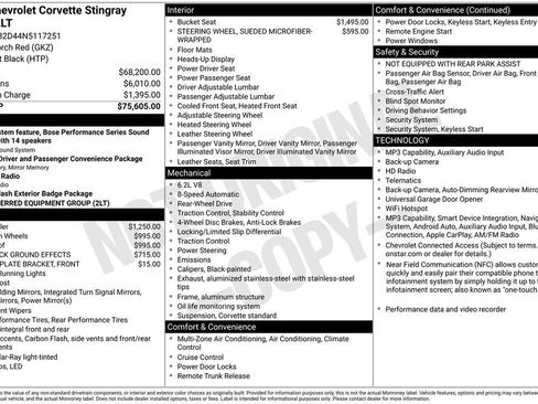 Used 2022 Chevrolet Corvette Stingray Preferred Cpe w/ 2LT image 5