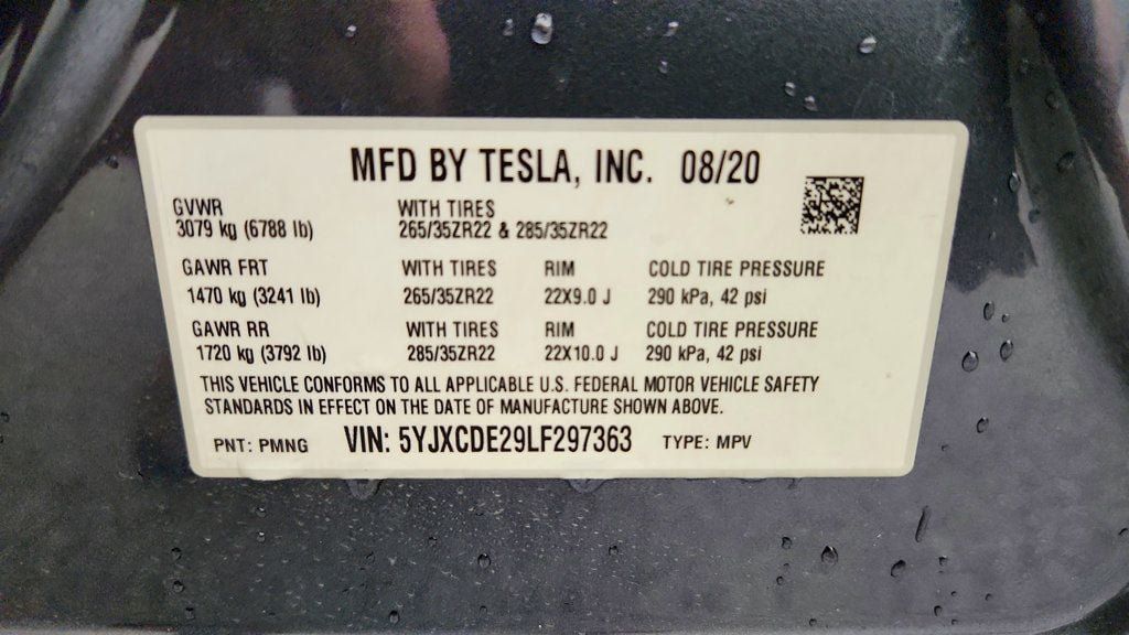Used 2020 Tesla Model X Long Range AWD/4WD image 24
