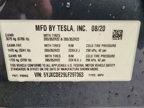 Used 2020 Tesla Model X Long Range AWD/4WD image 24