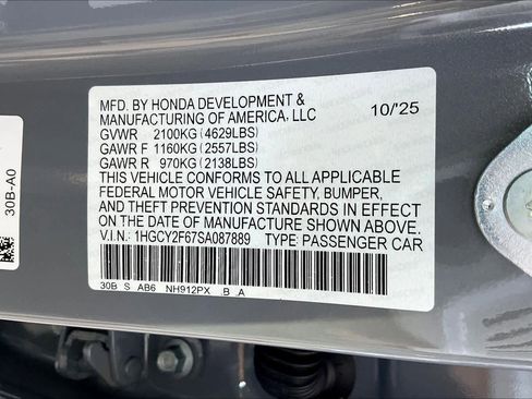 New 2025 Honda Accord EX-L image 22